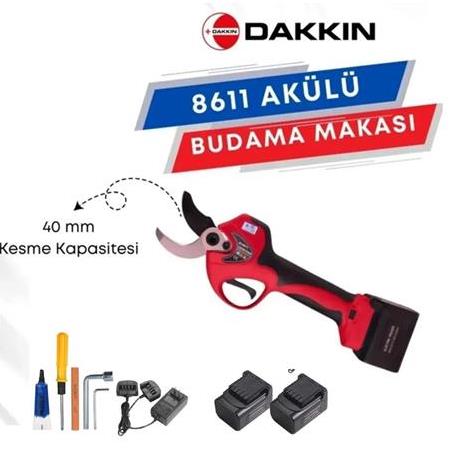 Dakkın Sc 8611 LED Göstergeli Akülü Budama Makası 40mm